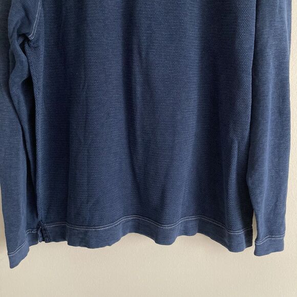 Tommy Bahama Mens Size XL Blue 1/4 Zip Cotton Knit Pullover Sweater Longsleeve - Picture 7 of 8